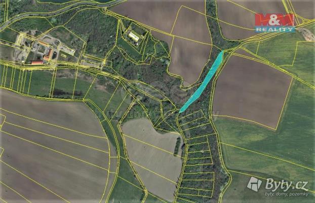 Prodej travnatého pozemku, 4313m<sup>2</sup>, Staňkovice-Tvršice, Louny