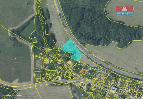 Prodej pozemku o rozloze 3410m<sup>2</sup>, Horní Životice, Bruntál
