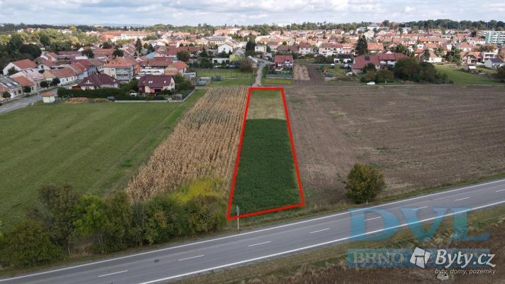 Prodej pozemku o rozloze 1598m<sup>2</sup>, Brno, Zámecká