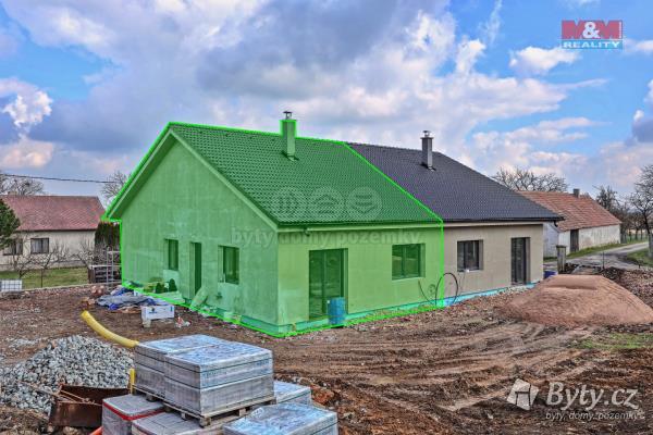 Novostavba rodinného domu, 90m<sup>2</sup>