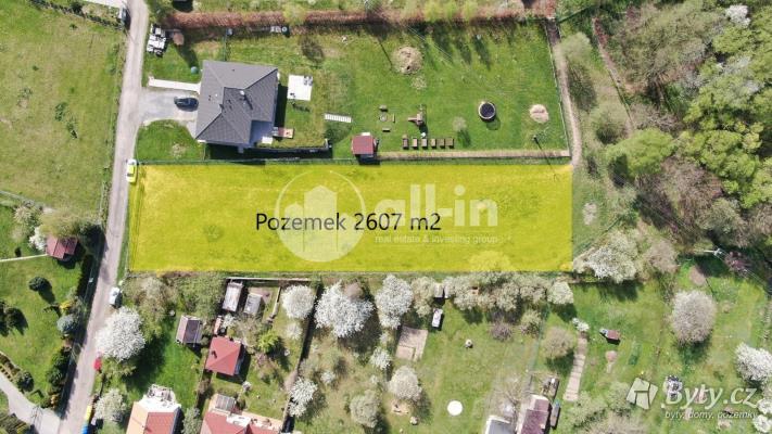 Prodej stavební parcely, 2607m<sup>2</sup>, Bukovinka