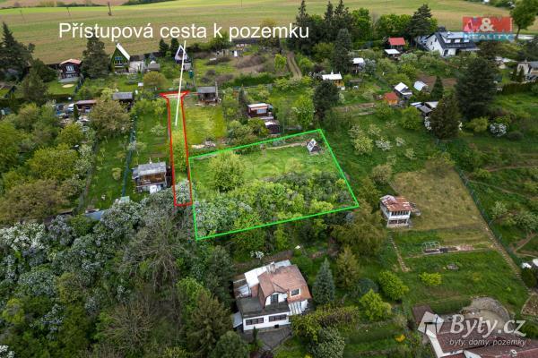 Prodej pozemku zahrady, 832m<sup>2</sup>, Šternberk, Vinohradská