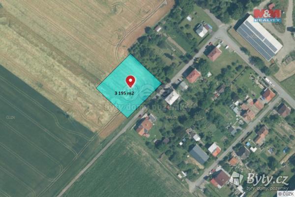 Prodej pozemku o rozloze 3195m<sup>2</sup>, Lešná