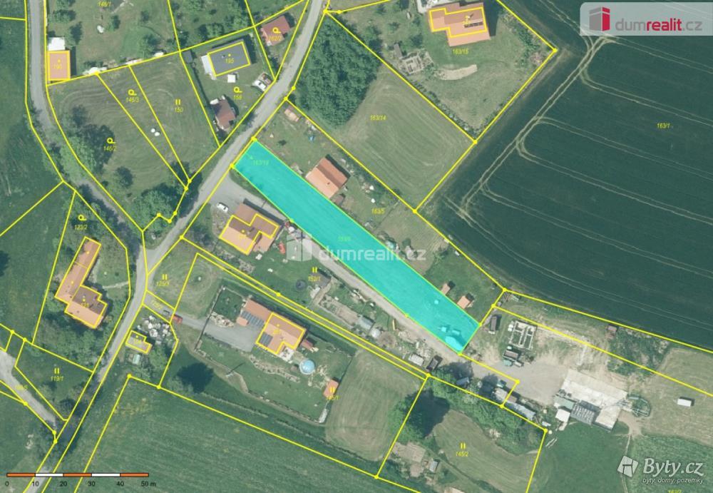 Prodej pozemku 1371 m², Věžovatá Pláně · okres Český Krumlov Jihočeský