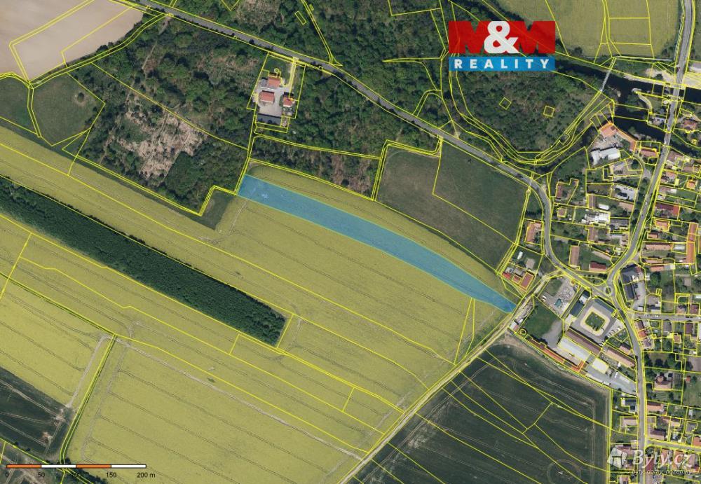 Prodej pozemku 3201 m², Nemošice · Pardubice