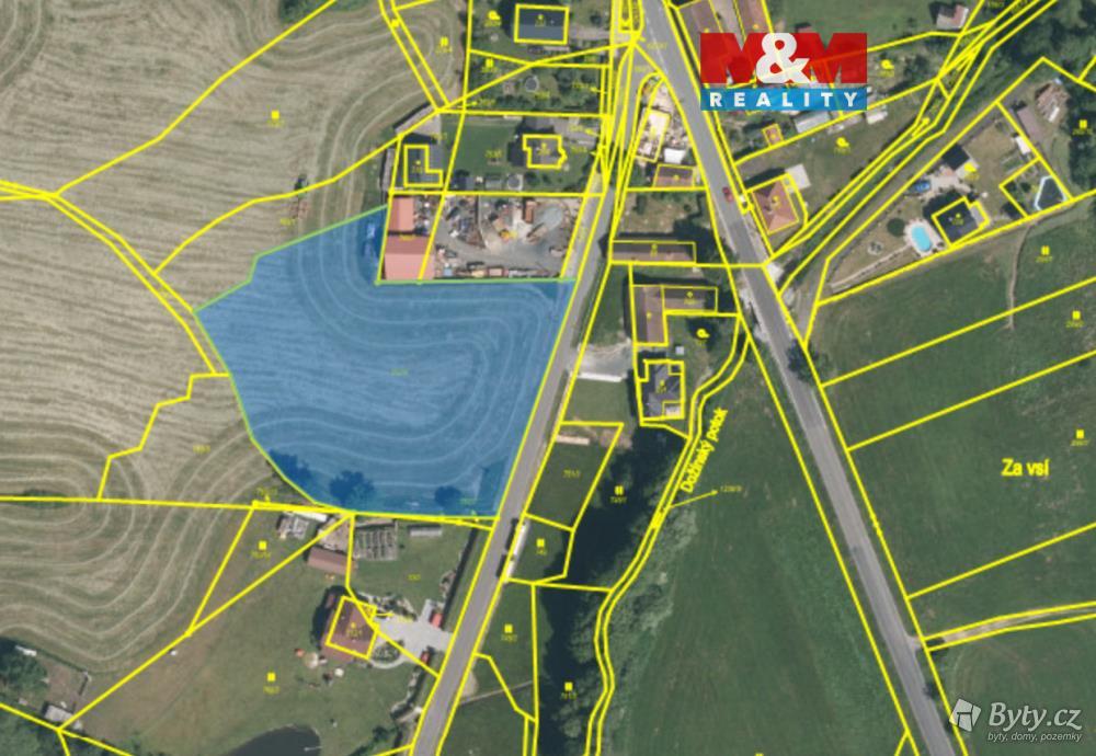 Prodej pozemku 6009 m², Železný Újezd · Čížkov