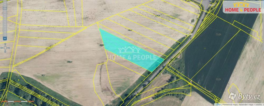 Prodej pozemku 9324 m², Bohumil · Jevany