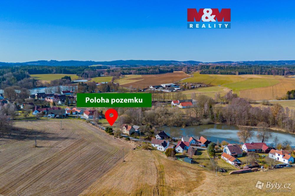 Prodej pozemku 1456 m², Lovětín · Jarošov nad Nežárkou