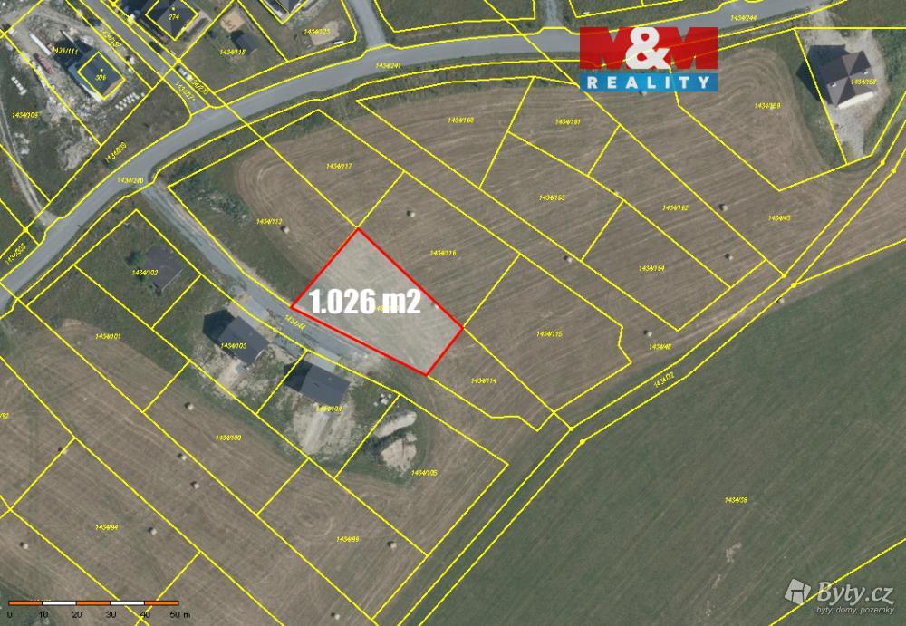 Prodej pozemku 1026 m², Horní Václavov · Václavov u Bruntálu