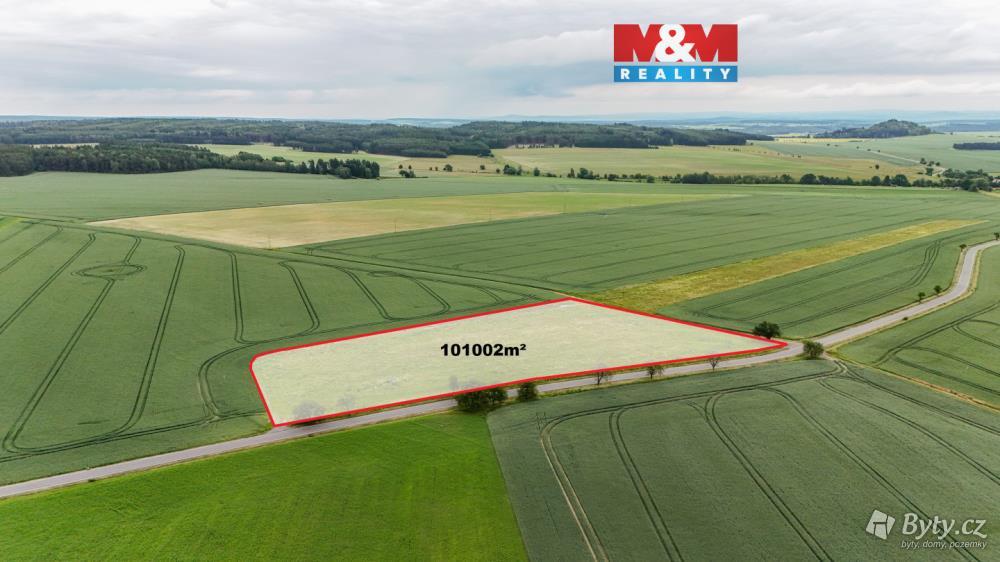 Prodej pozemku 1002 m², Krsov · Ostrov u Bezdružic