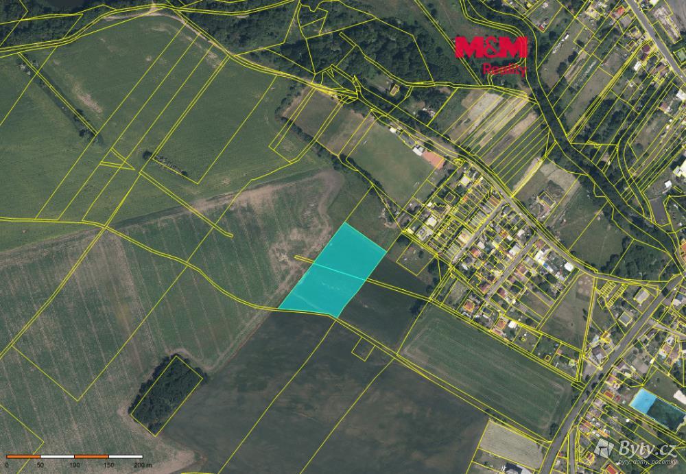 Prodej pozemku 10482 m², Údlice