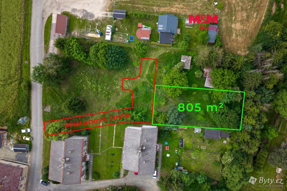 Prodej pozemku 805 m², Hrabišín