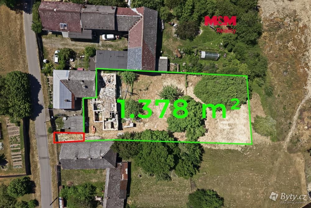 Prodej pozemku 1378 m², Slavětín