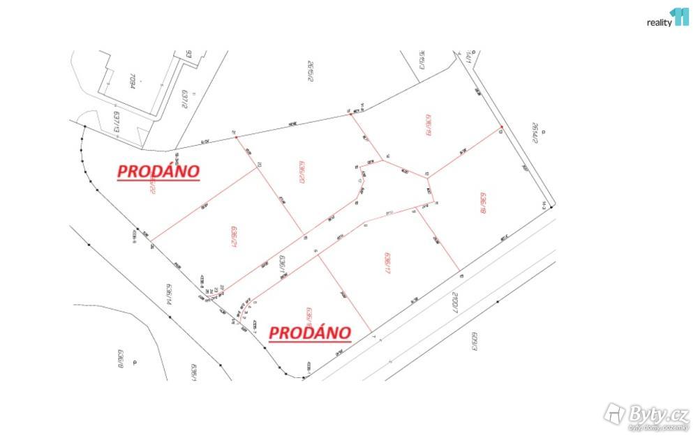 Prodej pozemku 1207 m², Písek