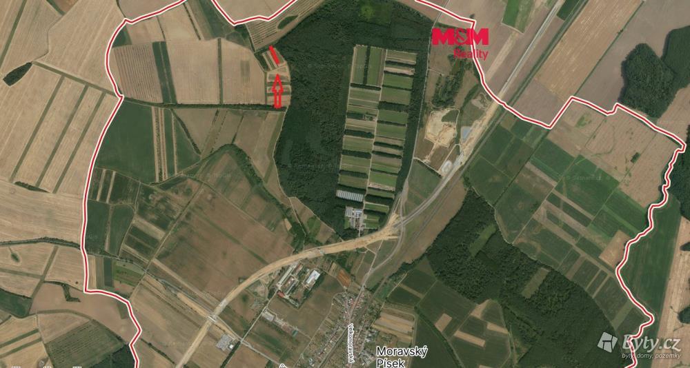 Prodej pozemku 3295 m², Moravský Písek