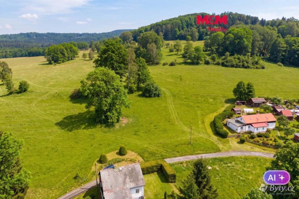Prodej pozemku 1301 m², Krásné Pole u Chřibské · Chřibská