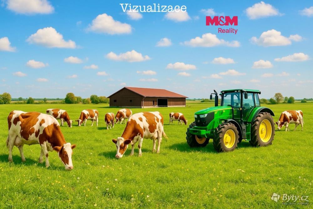Prodej pozemku 15909 m², Komárov u Holic · Dolní Roveň