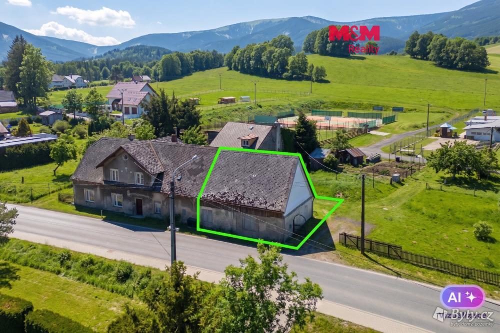 Prodej chaty / chalupy 90 m², Domašov u Jeseníka · Bělá pod Pradědem