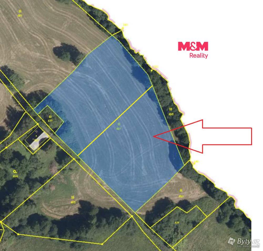 Prodej pozemku 3996 m², Černá Voda · Žacléř