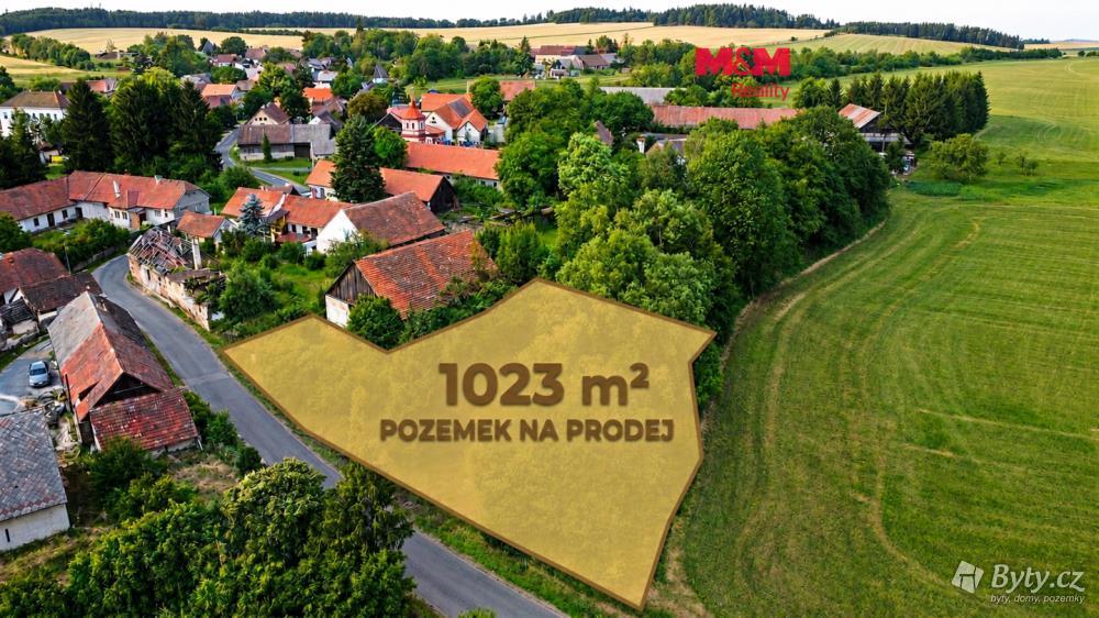 Prodej pozemku 1023 m², Radkovice u Měčína · Měčín