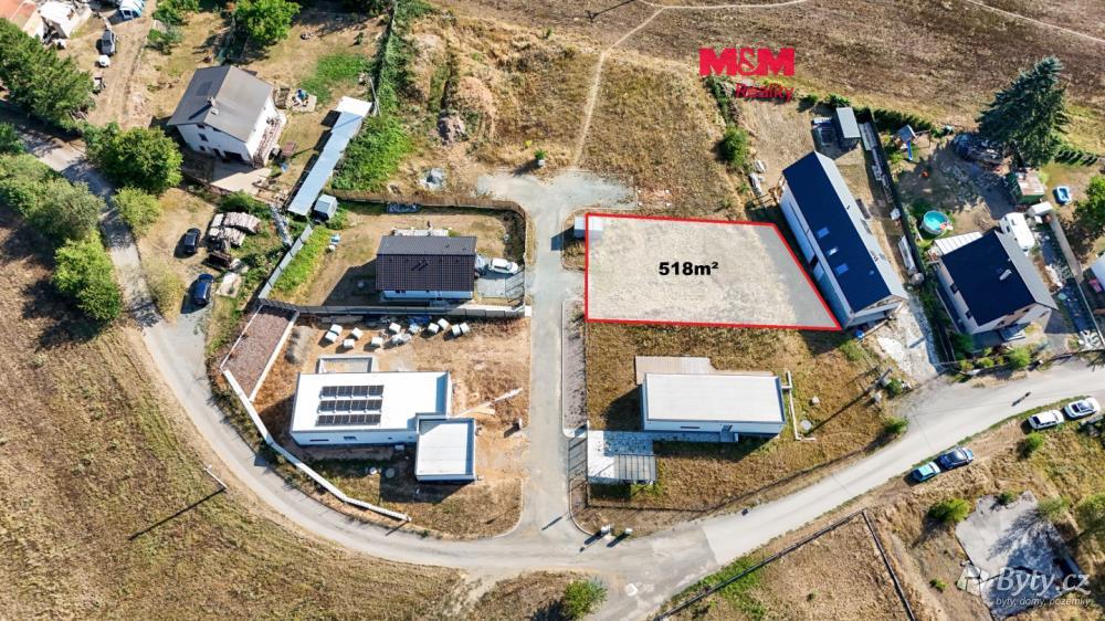 Prodej pozemku 518 m², V Podlesí · Chrást u Plzně · Chrást