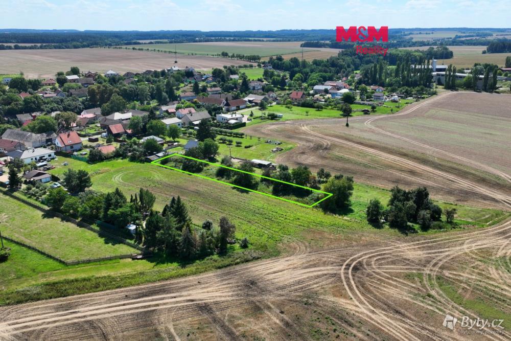 Prodej pozemku 1361 m², Chlístovice