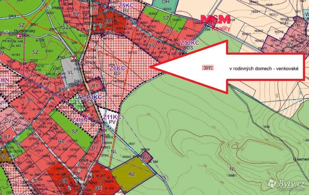 Prodej pozemku 1000 m², Kocléřov · Vítězná