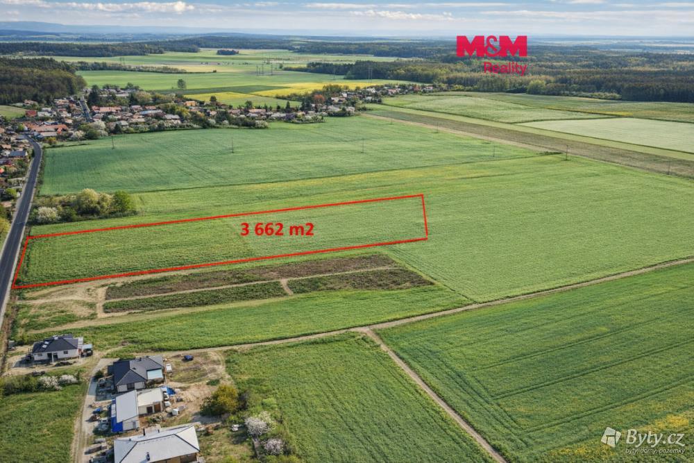 Prodej pozemku 3662 m², Bělušice